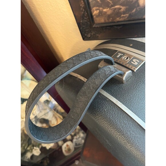 1950s Samsonite Silhouette Round Hard Hat Train Case with Keys - Picture 5 of 10